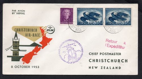 1953 klm flight - klm,