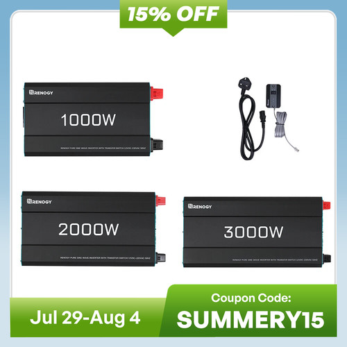 Renogy 1000w2000w3000w pure - renogy,