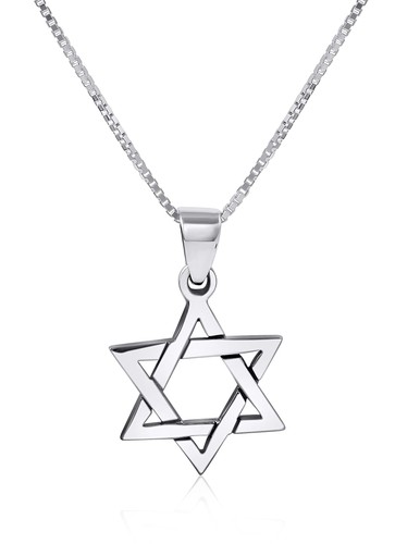 Sterling silver star david - sterling, of