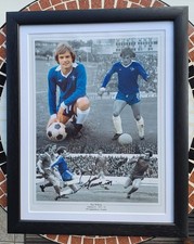 Ray Wilkins Signed Framed Montage Photo (COA)