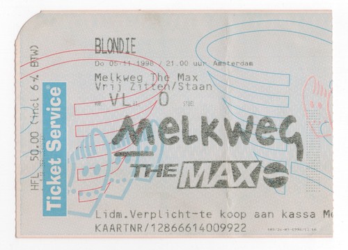 Blondie 98 amsterdam - blondie, 11/5/98