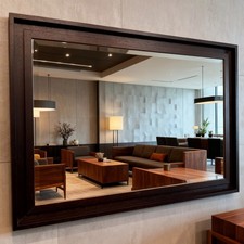 Large dark wood solid - dark,