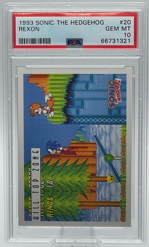 1993 topps sonic the - topps, hedgehog