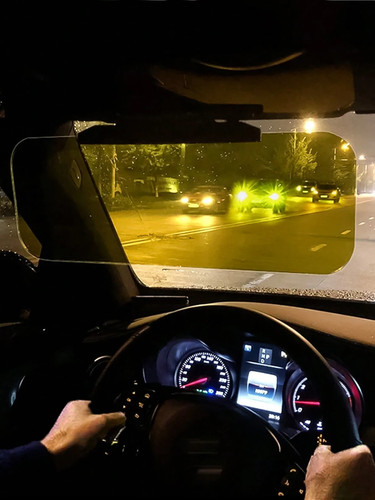 Car sun visor extender - 2-in-1,