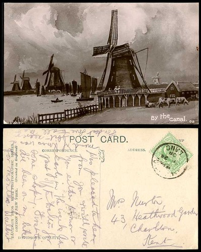 Windmill windmills cattle - cattle, by