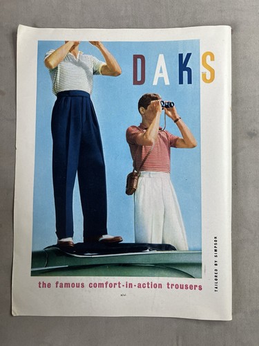 Daks trousers 1951 festival - daks,