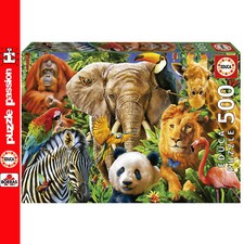 WILD ANIMAL COLLAGE 500pc