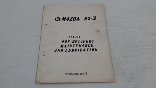 Mazda rx3 1973 pre - mazda, pre-delivery
