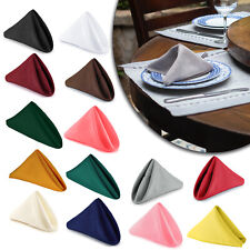 Dining Tableware Serviettes Napkins Polyester Wedding Party Table Napkin