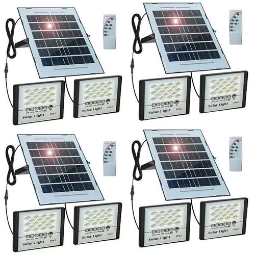 4pks led 300w solar flood - solar,