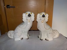 Pair large Antique fan tail
