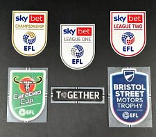 2025 2026 OFFICIAL EFL FOOTBALL SHIRT FELT FLOCK SLEEVE PATCHES