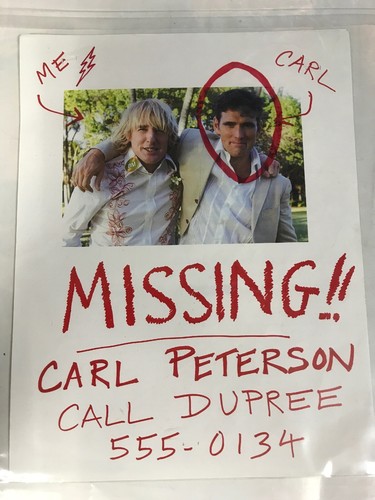 You dupree missing - me, flyer
