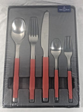 Villeroy & Boch S+ CHILI Red - 5 piece cutlery set NEW BOXED