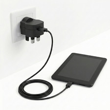 UK MAINS MICRO USB WALL PLUG