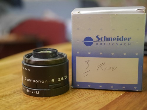 Schneider componon 50mm 8 - componon-s, f2.8