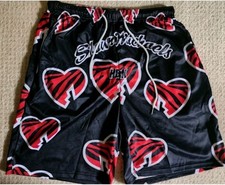 WWE Shawn Michaels HBK Shorts - WWF Wrestling Pants Size - XL.