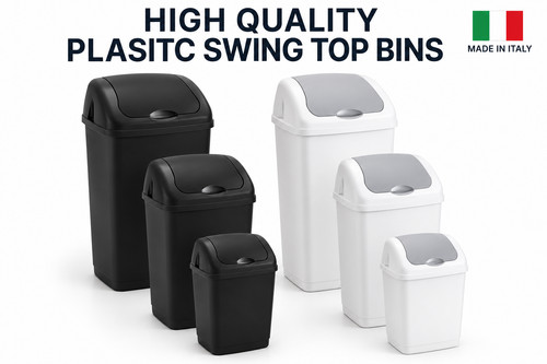 Plastic swing bin kitchen - bin,