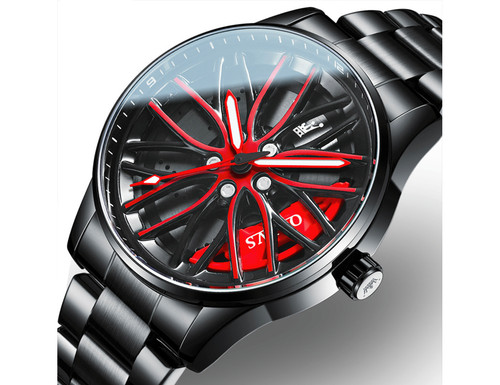 Mens watch wheel rotating - wheel,