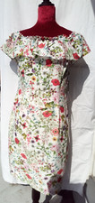 Floral Dress Adrianna Papell size 14/16  sleeveless, lined BNWT RRP £115.00 [ED]