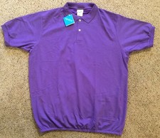 New LL Bean Purple Polo Shirt