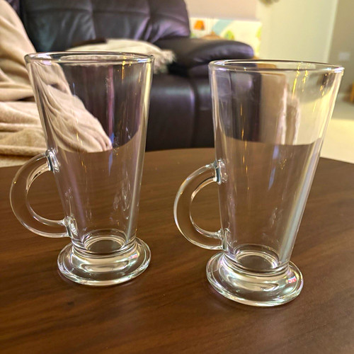 Set clear glass latte - glass,