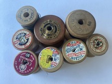 Wooden Sewing Thread Spools