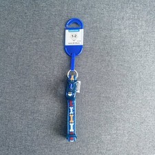 Ancol Dog Collar 20-30cm Small Adjustable Blue Bone Quick Fit Snap Closure