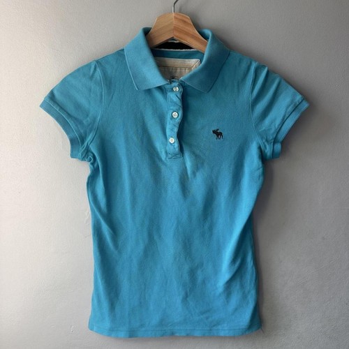 Abercrombie fitch blue polo - abercrombie,