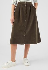Cord Rugby Skirt Damart Women
