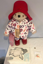Gabrielle Designs Original 1970s / 1980s 19” Paddington Bear in Pyjamas + Bag