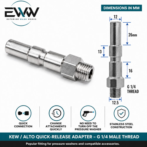 Kew spigot male - kew,