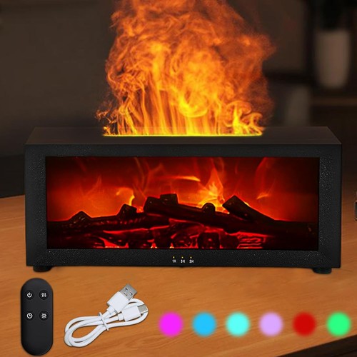 Aroma diffuser fireplace flame - fireplace,