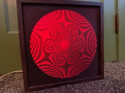 Vintage disco lite red groovy - vintage,
