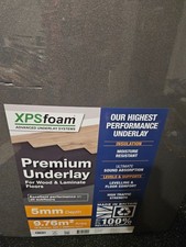 XPS Underlay Flooring underlay Premium 5mm thick laminate Quality Made in UK