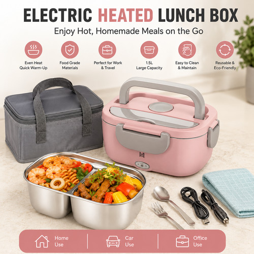 Electric lunch box - 1.5l, food