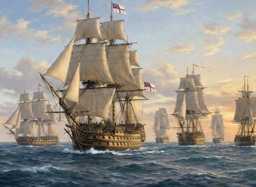 Victory out on - h.m.s,