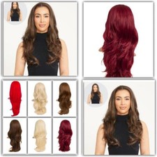 28" Wavy Half Wig Long Thick