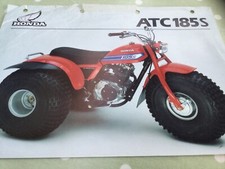 HONDA ATC 185S TRIKE GENUINE MOTORCYCLE BROCHURE