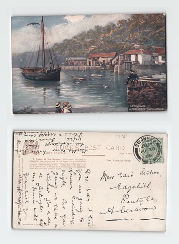 Vintage postcard ilfracombe - postcard,