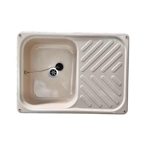 Cream spinflo sink - cream,