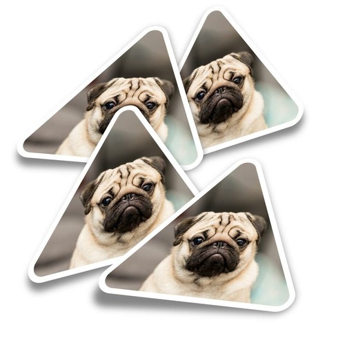 Triangle stickers cute - stickers,