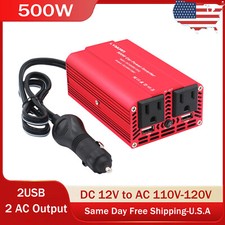 500W Car Power Inverter DC 12V