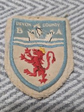 Devon County Boy Scouts Patch Badge Vintage