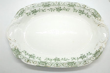 Antique Henry Alcock Elite Semi-Porcelain Large Meat Plate/Platter 48 x 32 cm