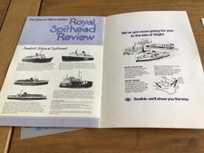 Sealink guide to the silver jubilee review of the fleet Spithead June 1977 & pro