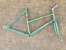 Retro 80’s Peugeot St Moritz Ladies Bicycle Frame Set Green Bike Cave Wall Art