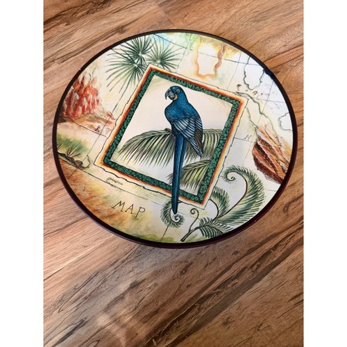 Blue parrot tropical - parrot,