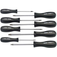 Draper Torx Star Mechanic's Security Screwdriver Set 8 Piece Square Handle 27017