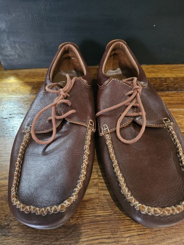 Clarks mens brown leather boat - clarks,
